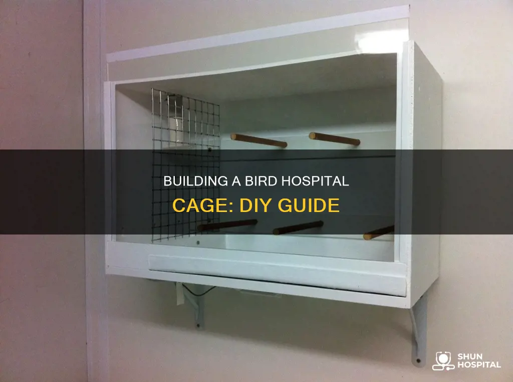 how to make a bird hospital cage