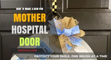 Crafting a Heartfelt Bow for Mom's Hospital Door: A DIY Guide