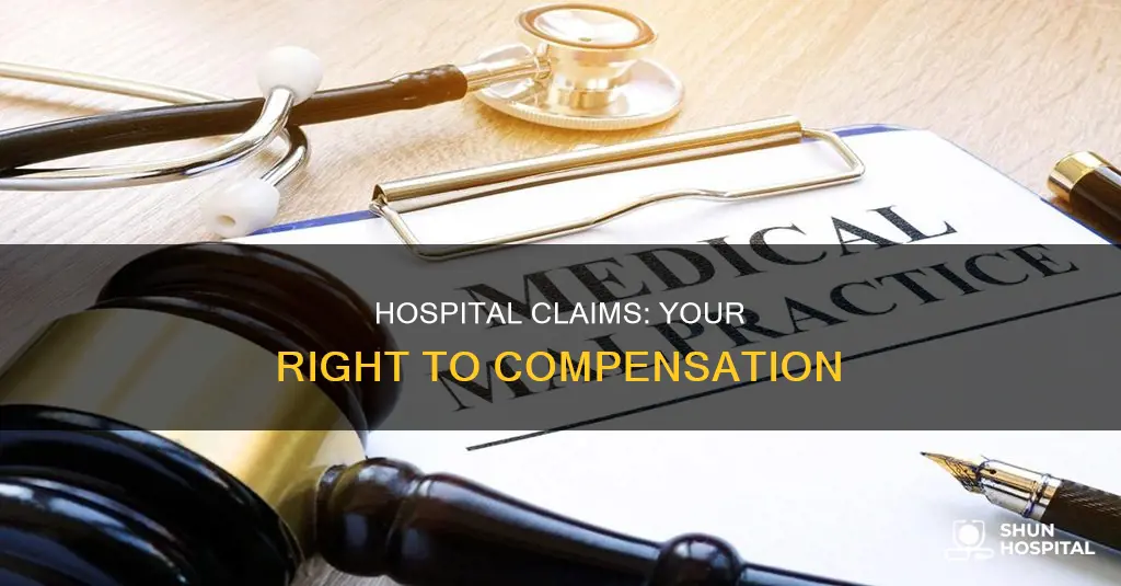 how to make a claim against hospital