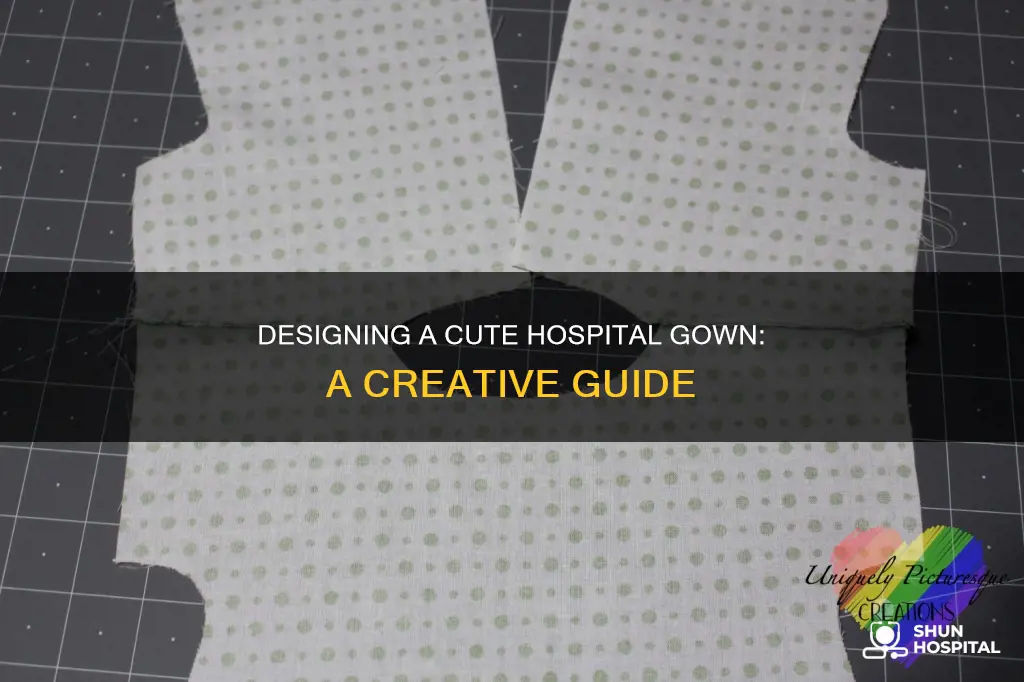how to make a cute hospital gown