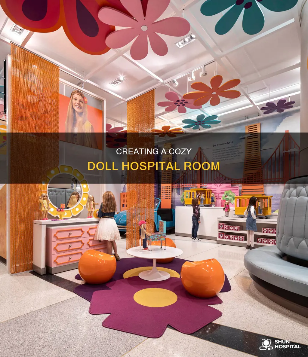 how to make a doll hospital room