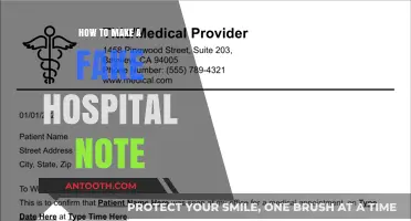 Creating Believable Fake Hospital Notes: A Step-by-Step Guide