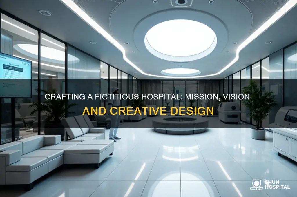 how to make a fictitious hospital with mission vision statement