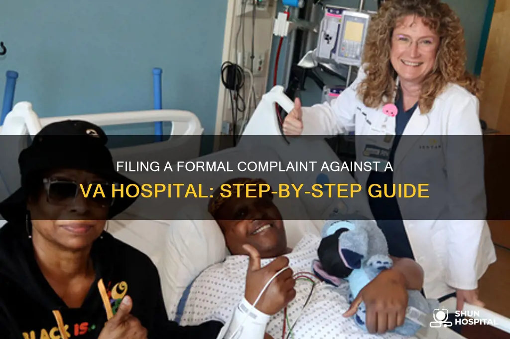how to make a formal complaint about a va hospital