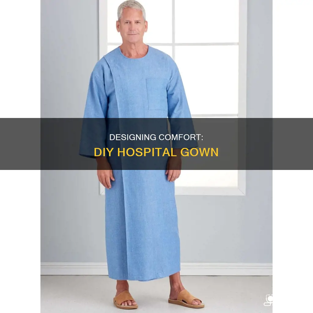 how to make a hospital delivery gown