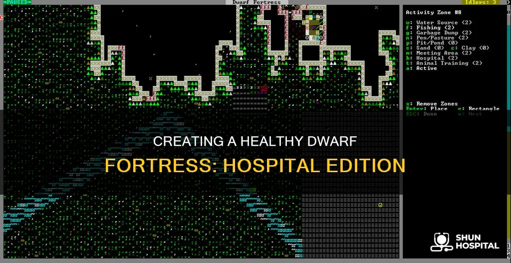 how to make a hospital dwarf fortress