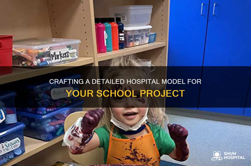 how to make a hospital model for school project