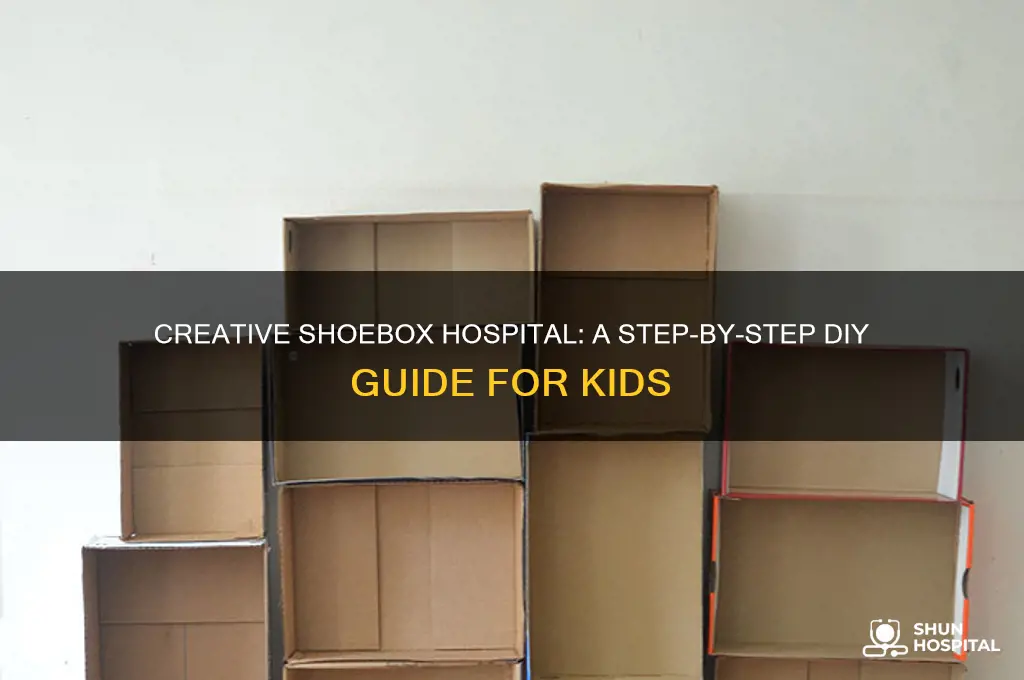 how to make a hospital out of a shoebox
