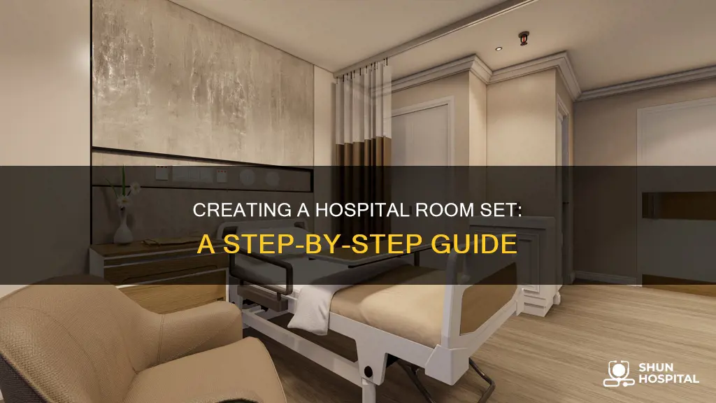 how to make a hospital room set