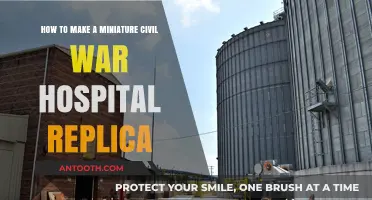 Crafting a Detailed Miniature Civil War Hospital Replica: Step-by-Step Guide