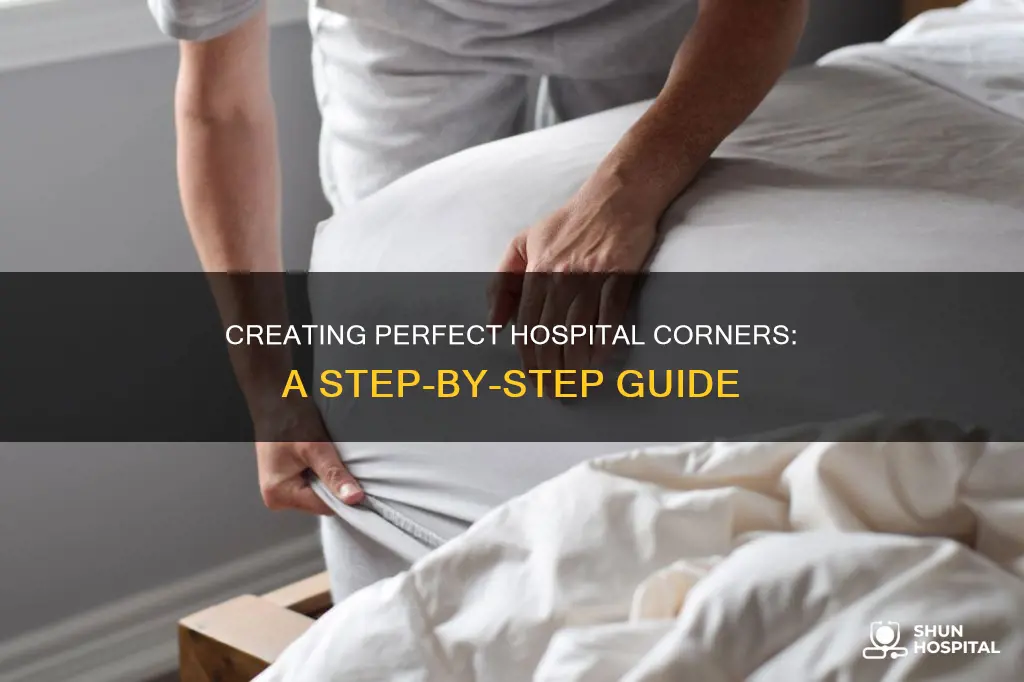 how to make a perfect hospital corners