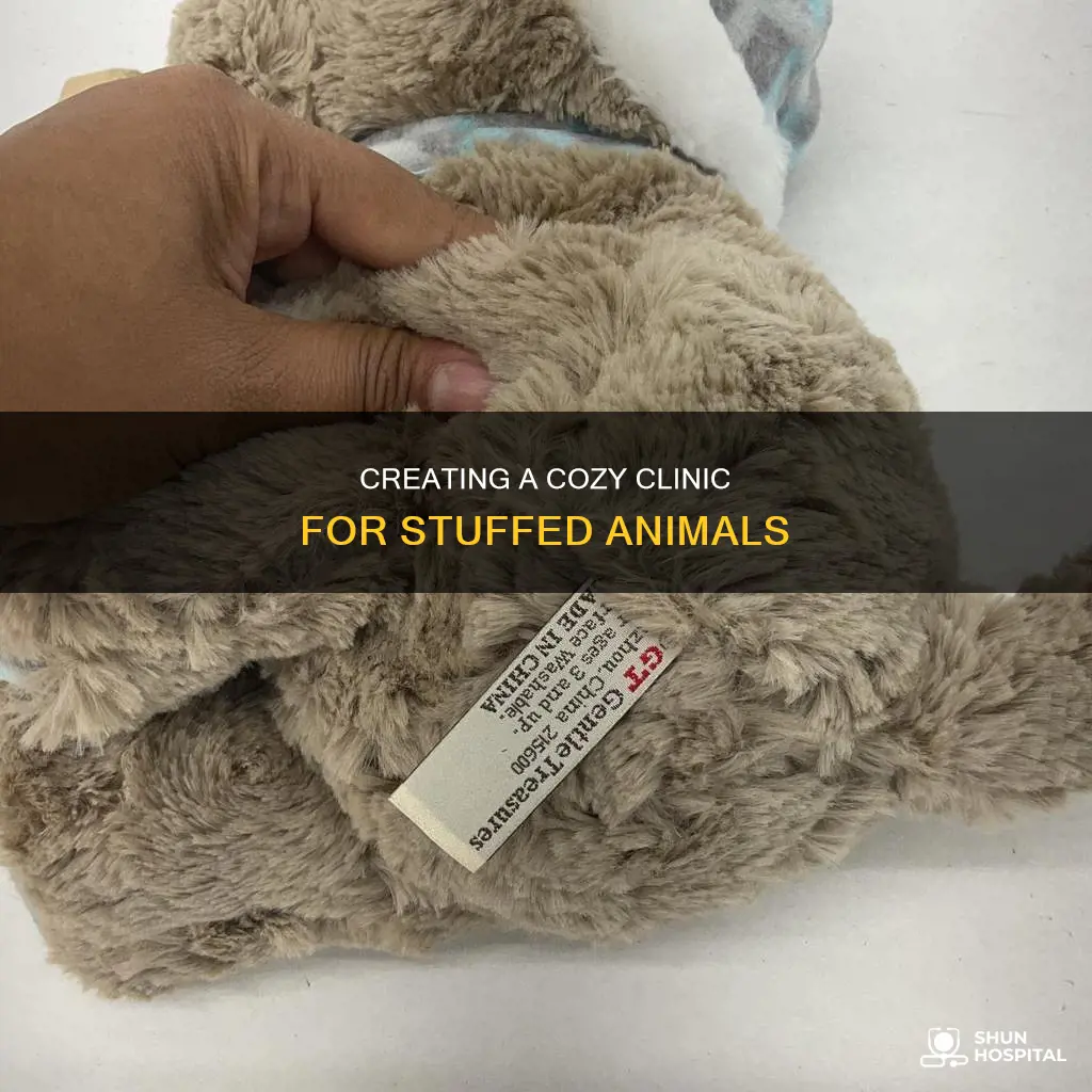 how to make a stuffed animal hospital