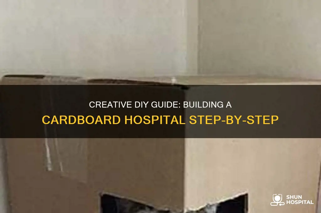 how to make cardboard hospital