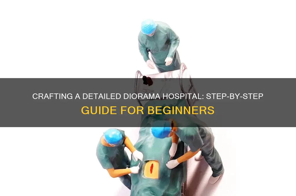 how to make diorama hospital
