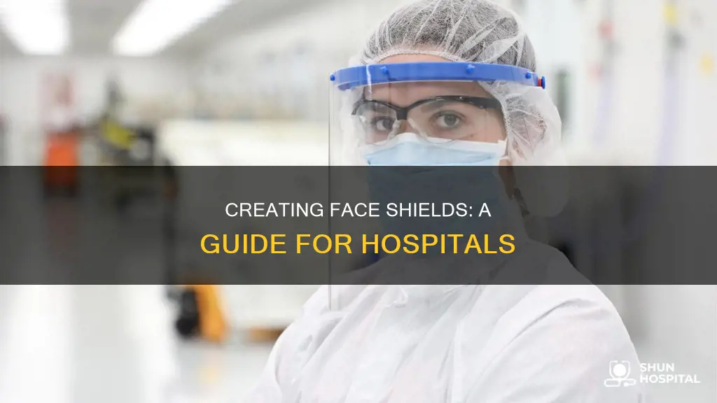 how to make face shields for hospitals