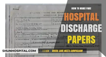 Creating False Hospital Discharge Papers: A Step-by-Step Guide
