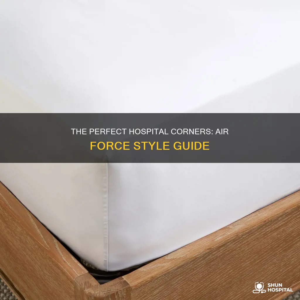 how to make hospital corners air force