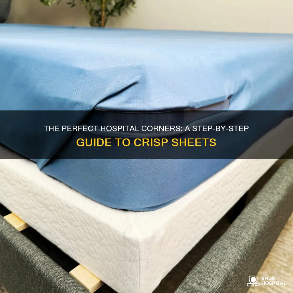 how to make hospital corners on sheets
