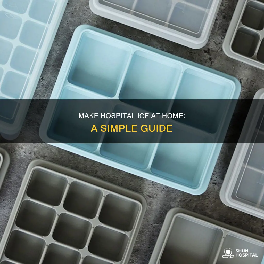 how to make hospital ice at home
