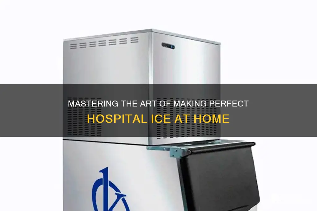 how to make hospital ice