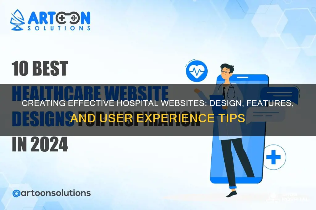 how to make hospital website