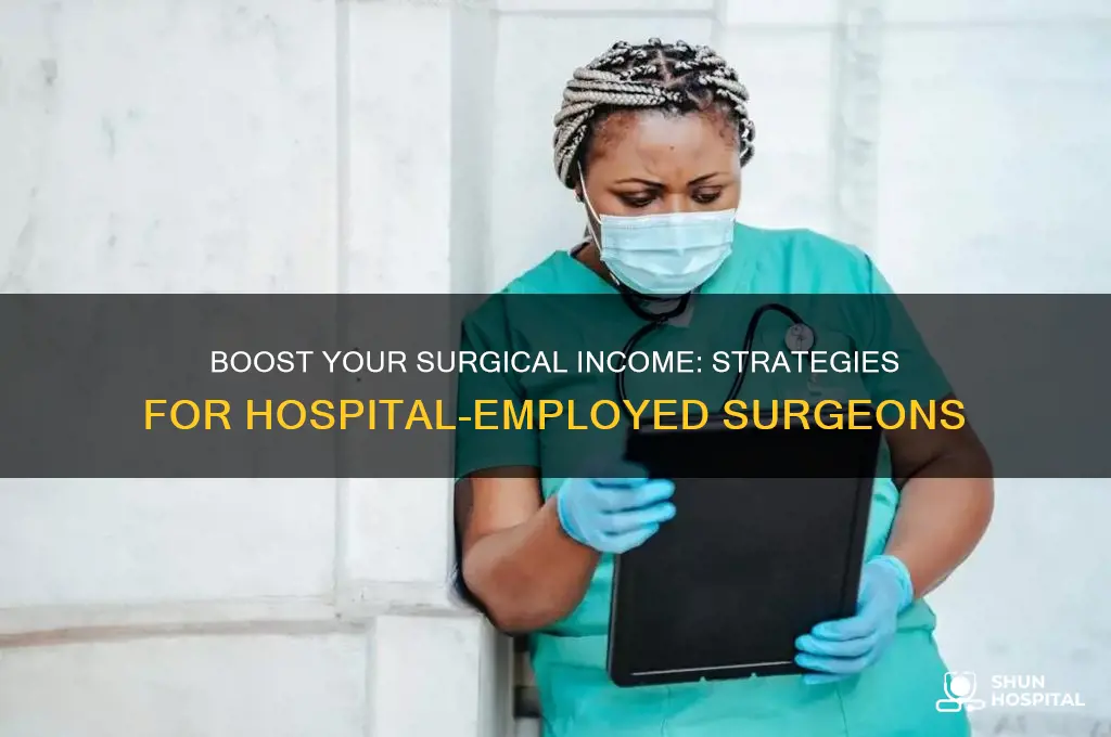 how to make more money as hospital employeed surgeon