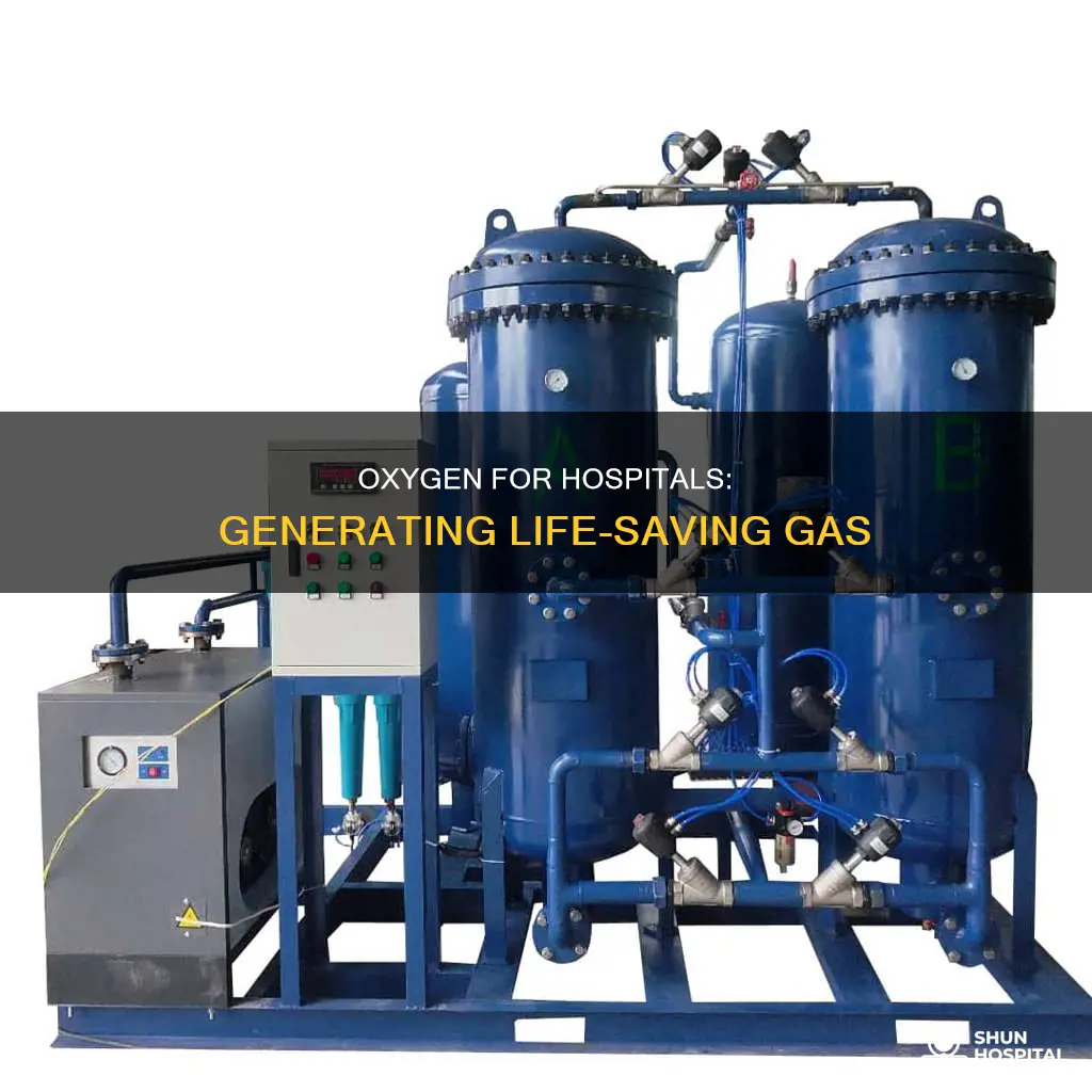 how to make oxygen gas for hospital