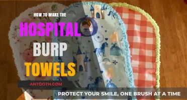 Creating Soft Burp Towels for Hospitals