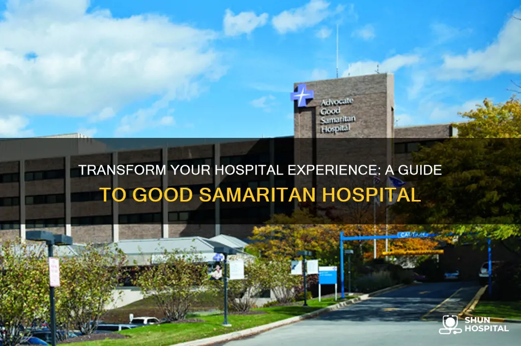 how to make tour hospital at good samaritan hospital