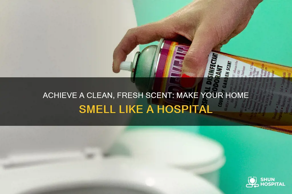 how to make your house smell like a hospital