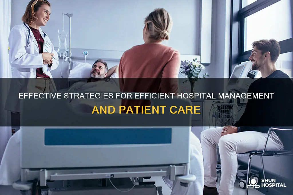 how to manage hospitals