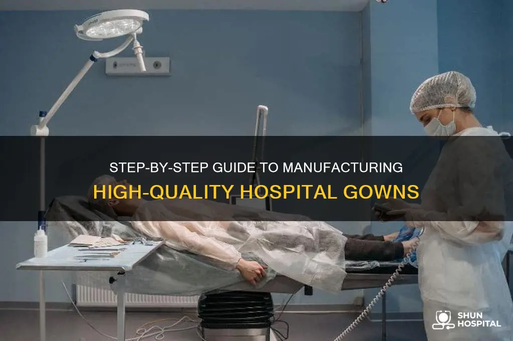 how to manufacture hospital gowns