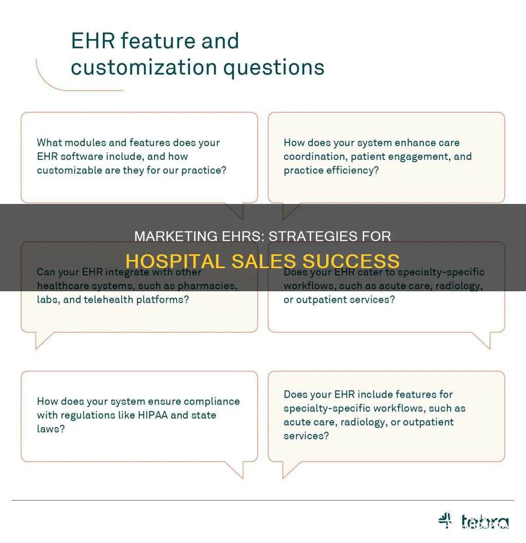 how to market an ehr to hospital