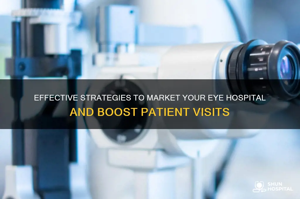how to market eye hospital