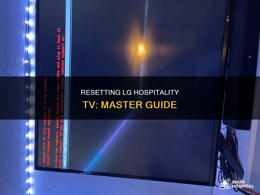 how to master reset lg hospitality tv