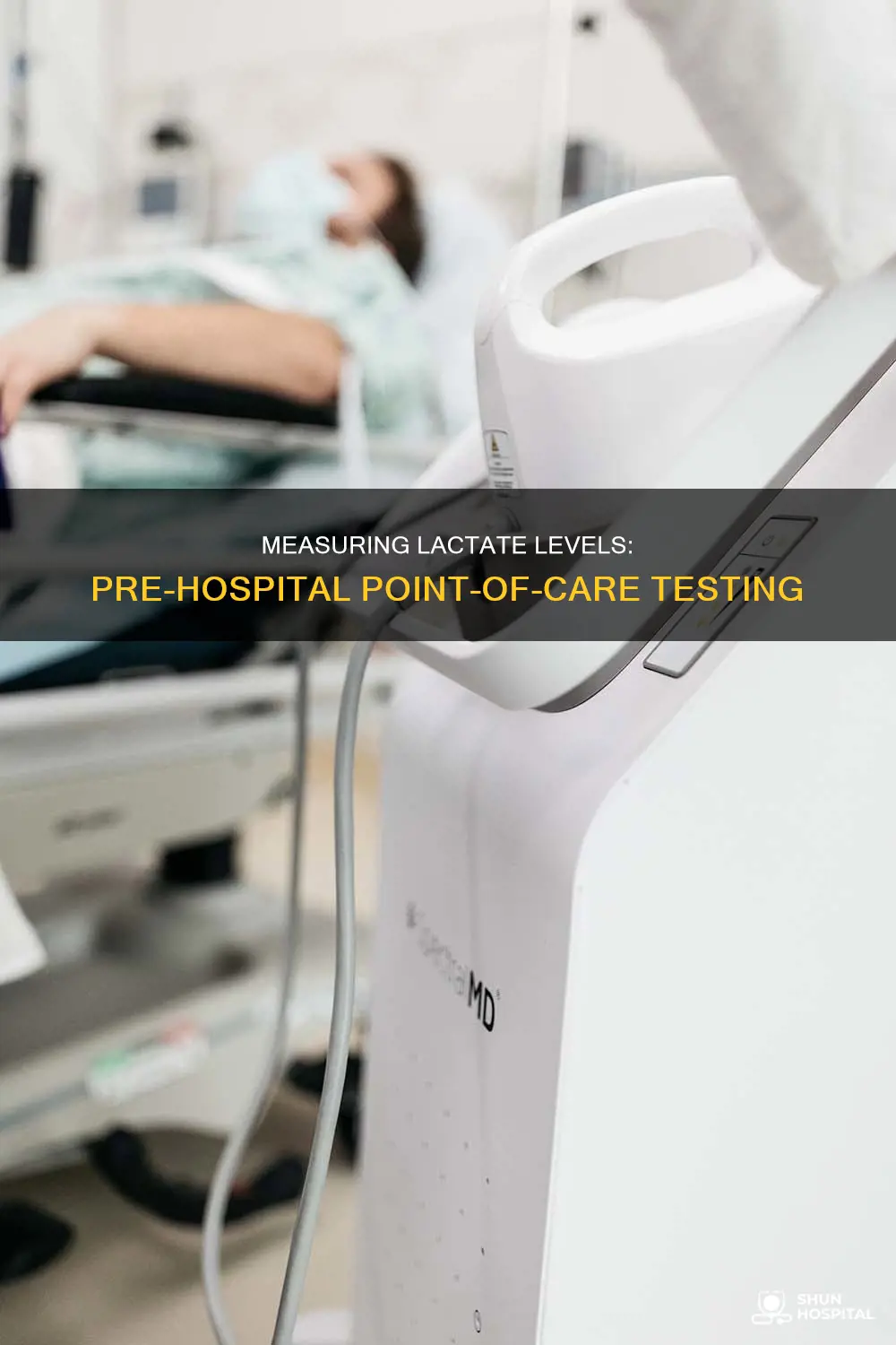 how to measure lactate levels pre hospital