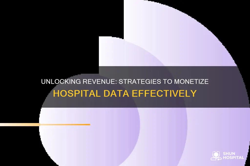 how to monitize hospital data