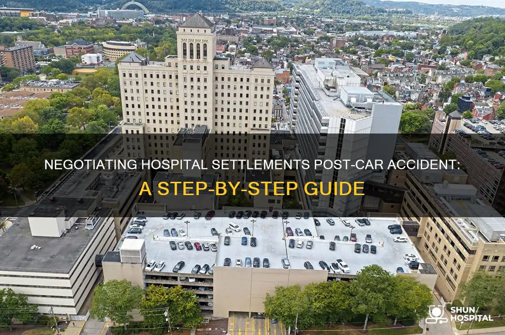 how to negotiate settlement with hospital after a car accident