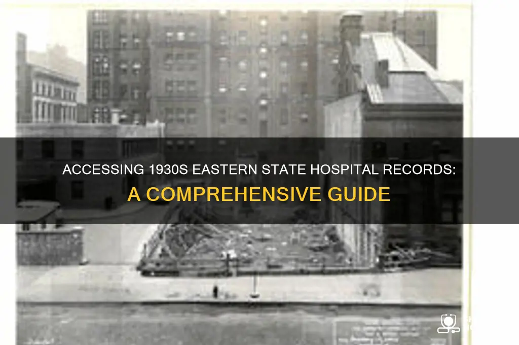 how to obtain 1930s records from eastern state hospital