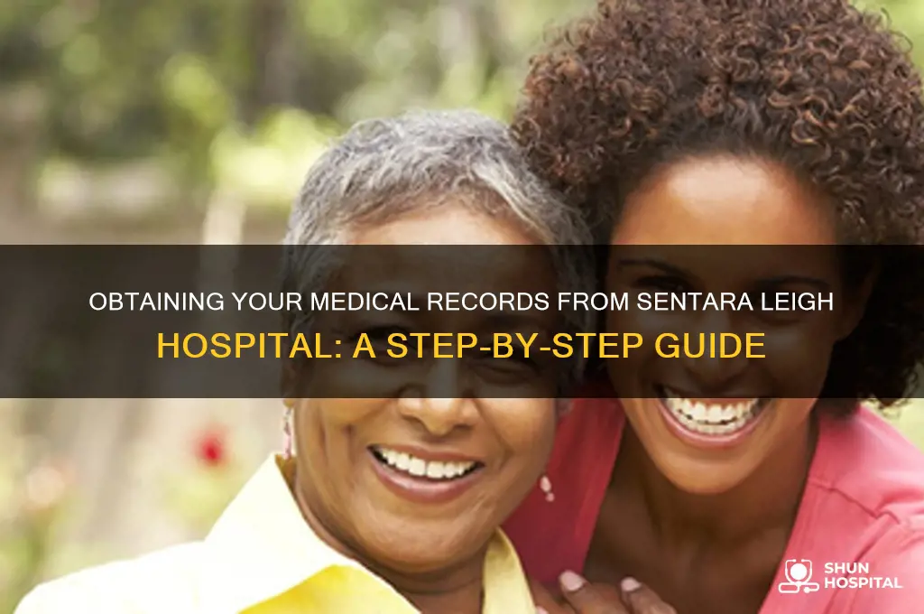 how to obtain a medical record from sentara leigh hospital