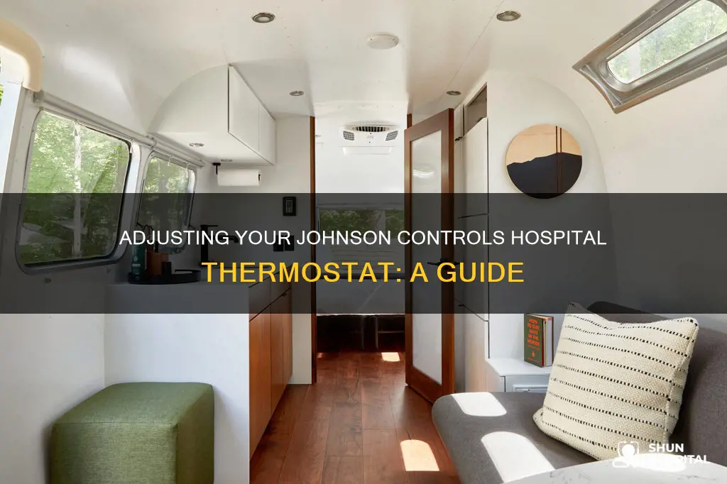 how to operate johnson controls hospital thermostat