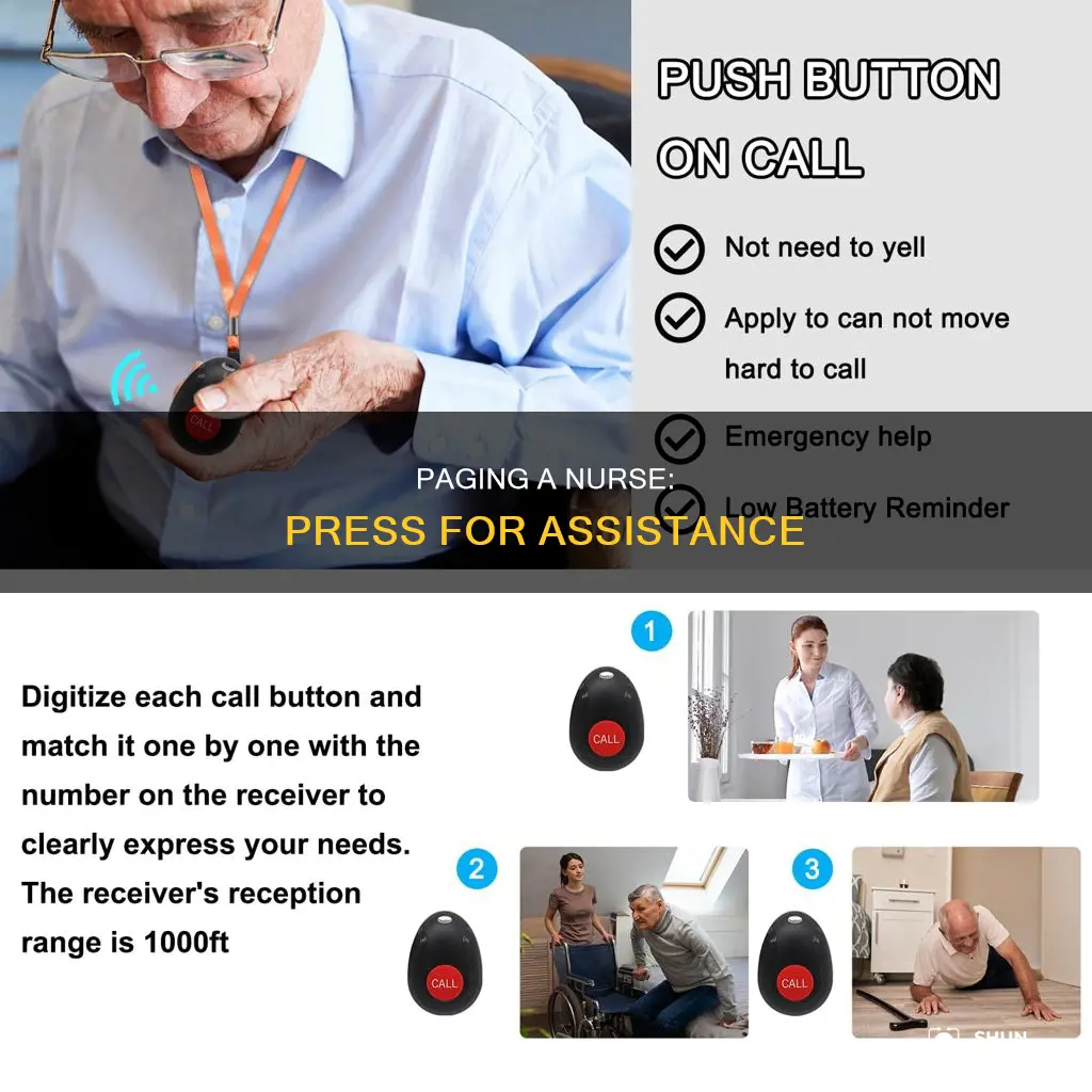 how to page the nurse in hospital