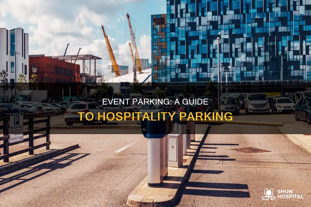 how to park at an event hospitality