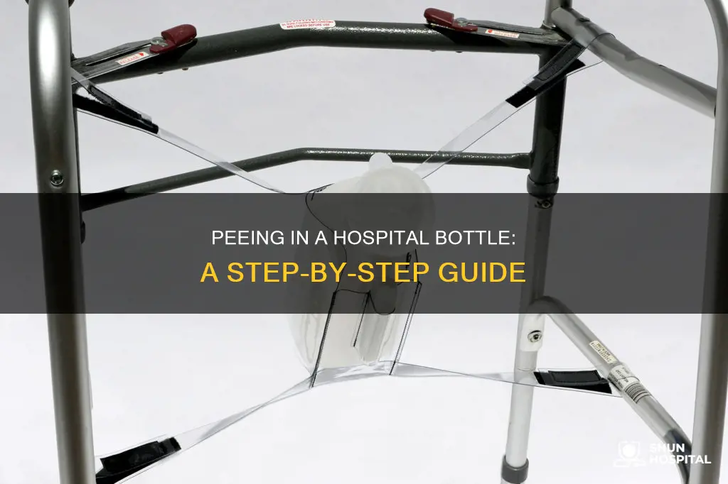 how to pee in a hospital bottle