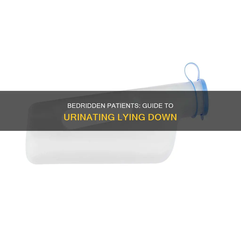 how to pee lying down in hospital