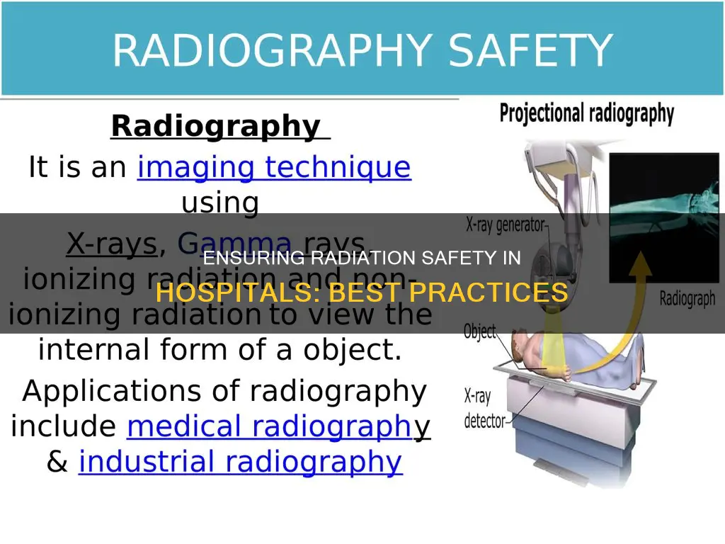 how to perform radiation safety in hospitals