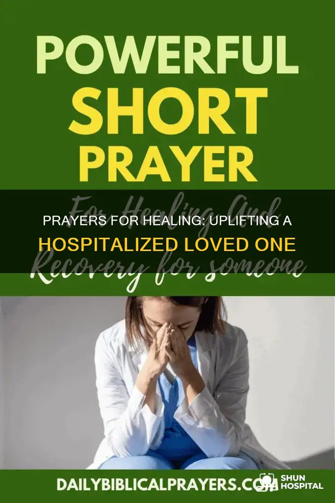 how to pray for someone in hospital