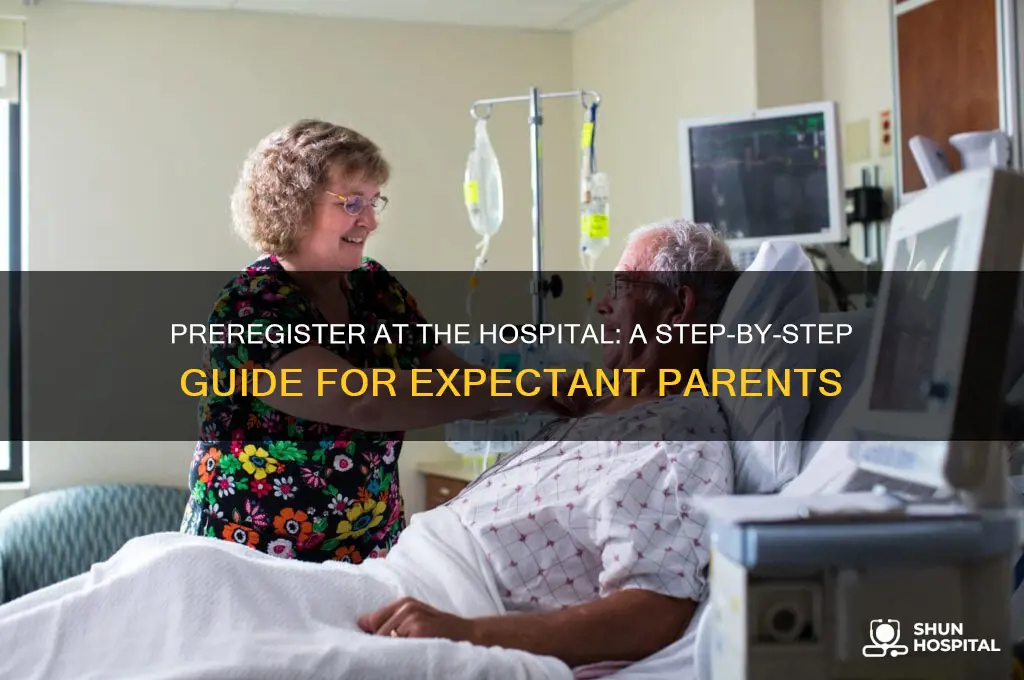 how to preregister at hospital