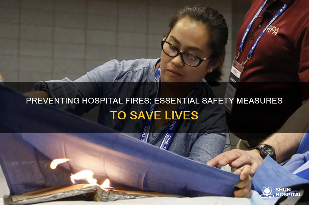 how to prevent a fire from starting in a hospital