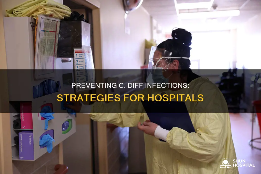 how to prevent c diff in hospitals